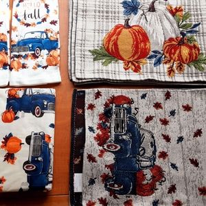 Fall Decoration Bundle Blue & Orange